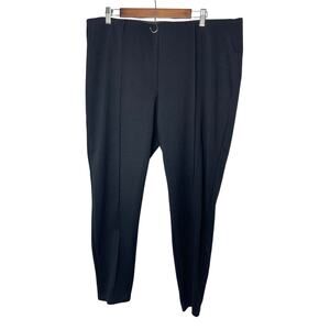 Worthington pants slacks trousers women's 1x like 14 16 black heavy knit